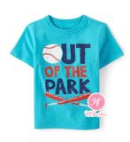  Áo thun PL4CE xanh out park bé trai 