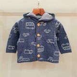  Áo khoác Carter xanh đen xe bé trai 