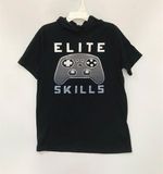  Áo thun PL4CE đen elite skills bé trai 