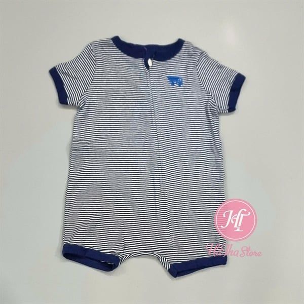  Body đùi C4RTER sọc viền xanh đen bé trai 