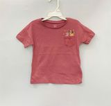  Áo thun Carter hồng túi chó mèo Bé gái 