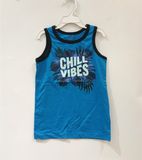  Áo thun ba lỗ Place xanh chill vibes bé trai 