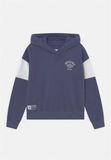  Áo hoodie ABer xanh dương tay sọc trắng bé trai 
