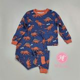  Bộ dài Pekkle xanh KL nâu bé trai 