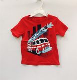  Áo thun Pl4ce đỏ xe bé trai 