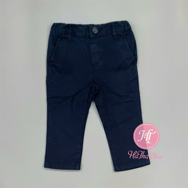  Quần kaki dài PL4CE xanh đen bé trai 