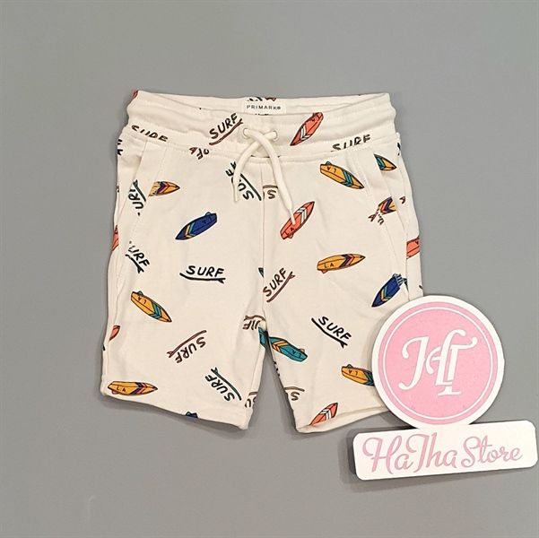  Quần short Primark trắng bé trai 
