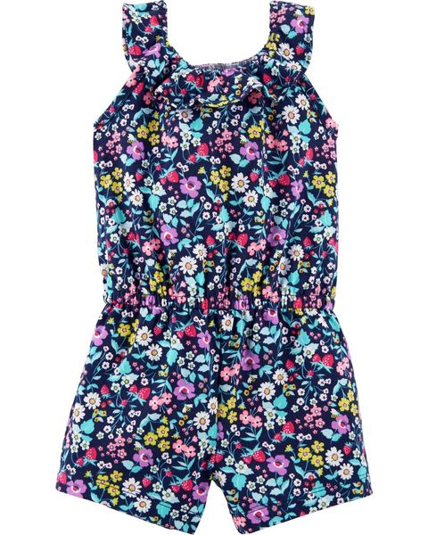  Body đùi CARTER hoa xanh đen bé gái 