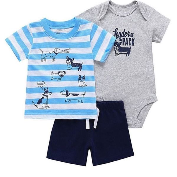  Set 3 CARTER ngắn con chó bé trai 