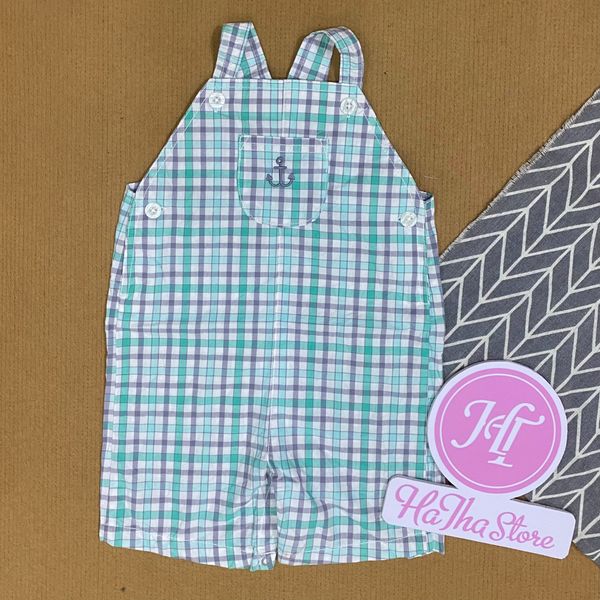  Yếm đùi Carter sọc caro bé trai 