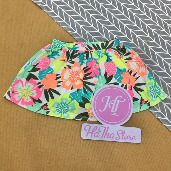  Chân váy CARTER hoa lưng bảng bé gái 