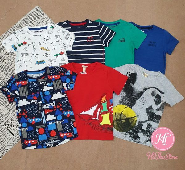  Áo thun NEXT đen chữ Vip bé trai 