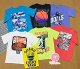  (X) (SIZE 5Y) Áo thun Place xanh Dad knows everything bé trai 