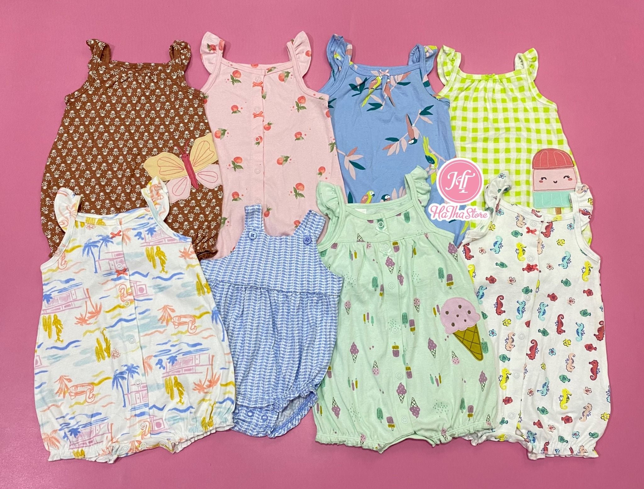  (X) Body đùi Carter dây xanh két bé gái 