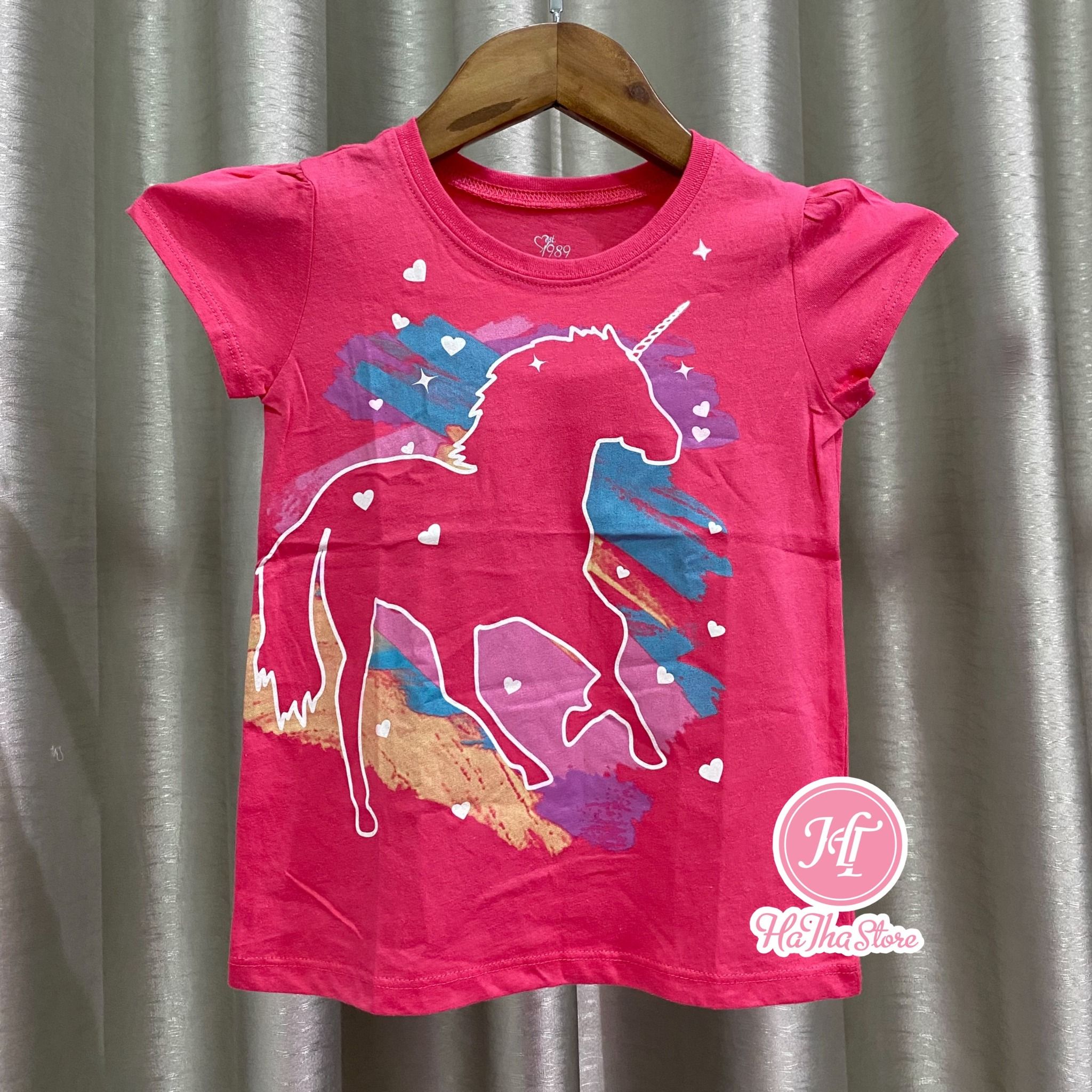  (x) (SIZE 4Y) Áo thun Place cho bé gái 