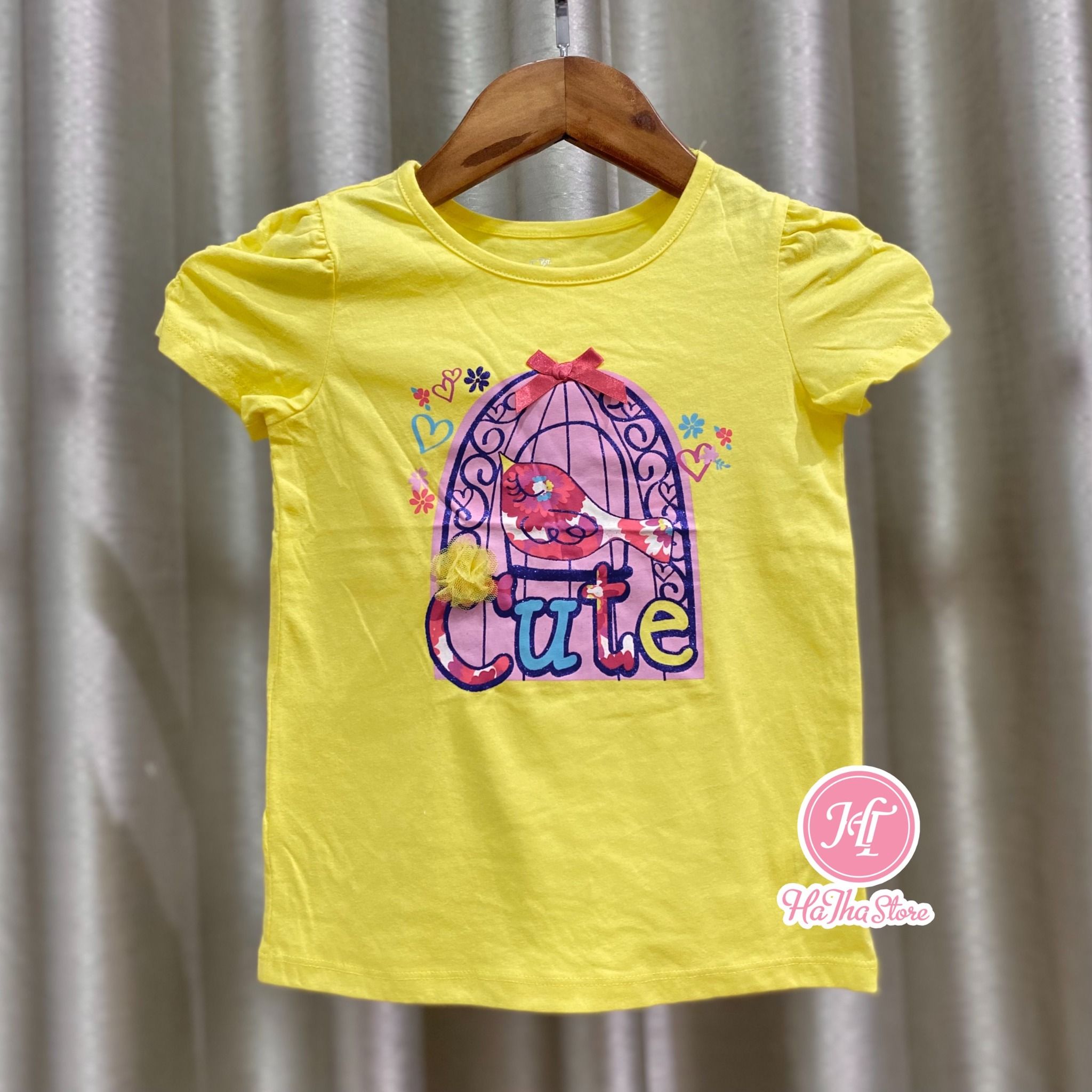  (x) (SIZE 4Y) Áo thun Place cho bé gái 