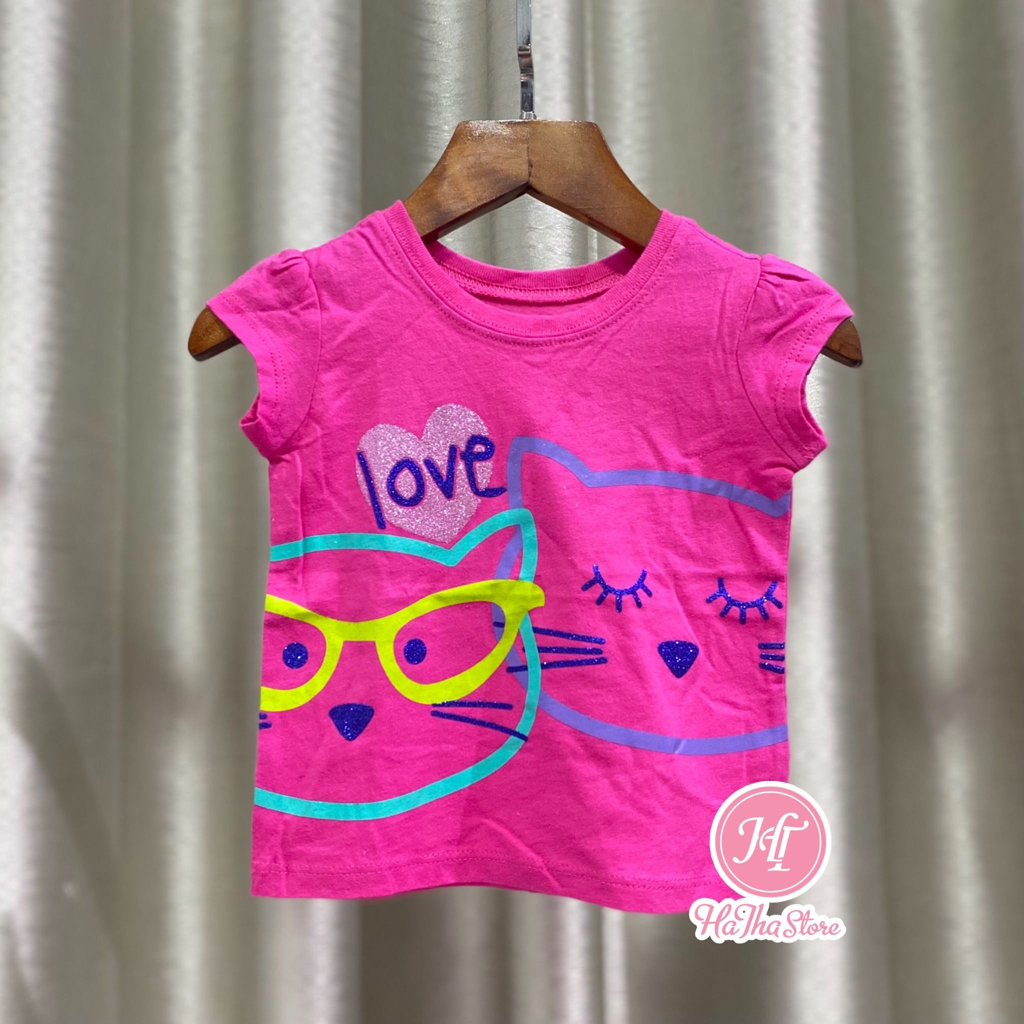  (x) (SIZE 4Y) Áo thun Place cho bé gái 