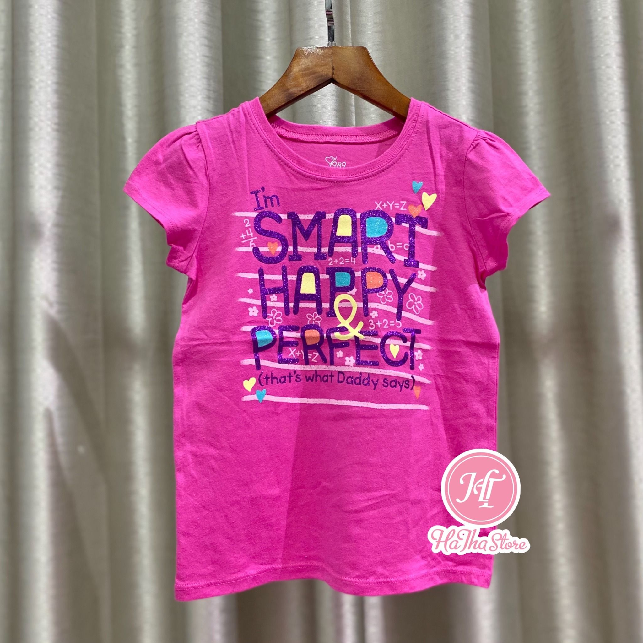  (x) (SIZE 4Y) Áo thun Place cho bé gái 