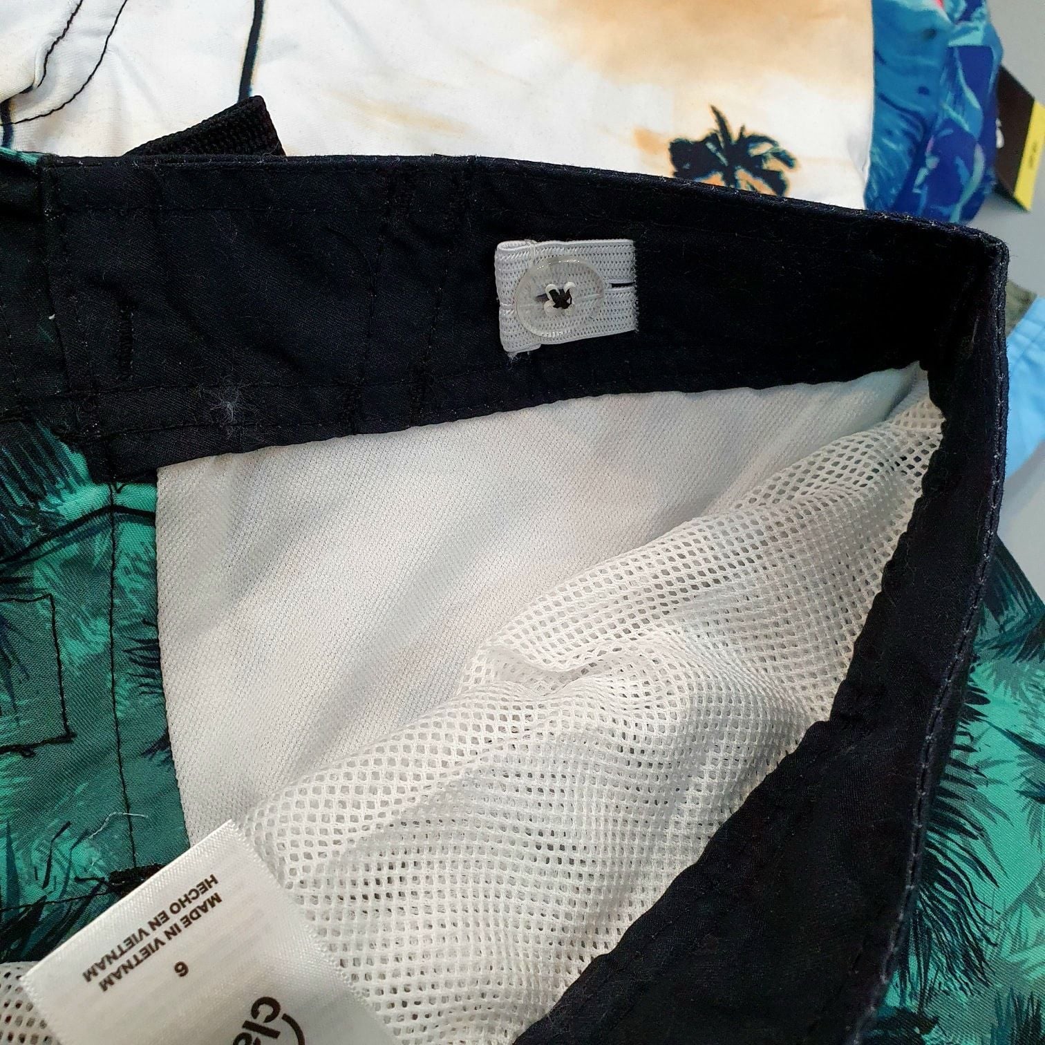  (X) Quần bơi, quần đi biển màu xanh cây lá bé trai 