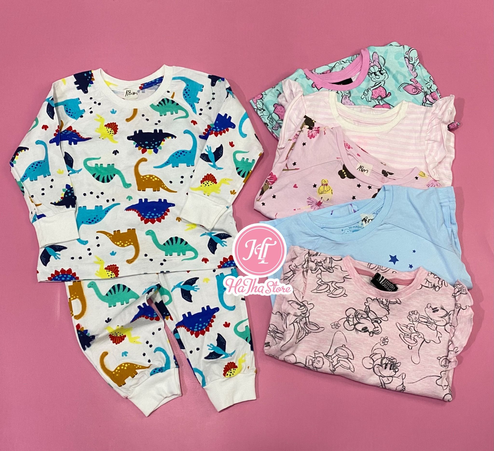  (SIZE 18M) Đồ bộ dài Malanta cho bé trai bé gái 