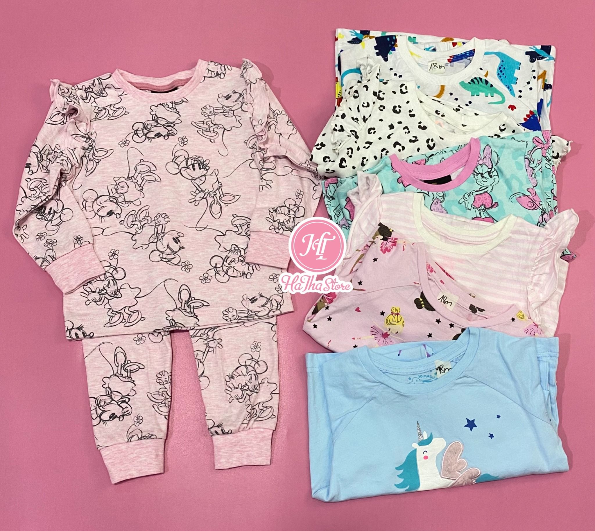  (SIZE 18M) Đồ bộ dài Malanta cho bé trai bé gái 