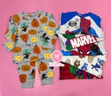  (x) (SIZE 4Y) Đồ bộ dài Malanta cho bé trai bé gái 