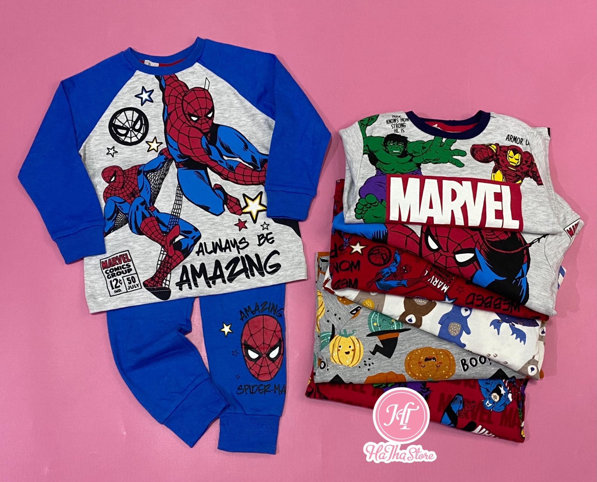  (x) (SIZE 4Y) Đồ bộ dài Malanta cho bé trai bé gái 