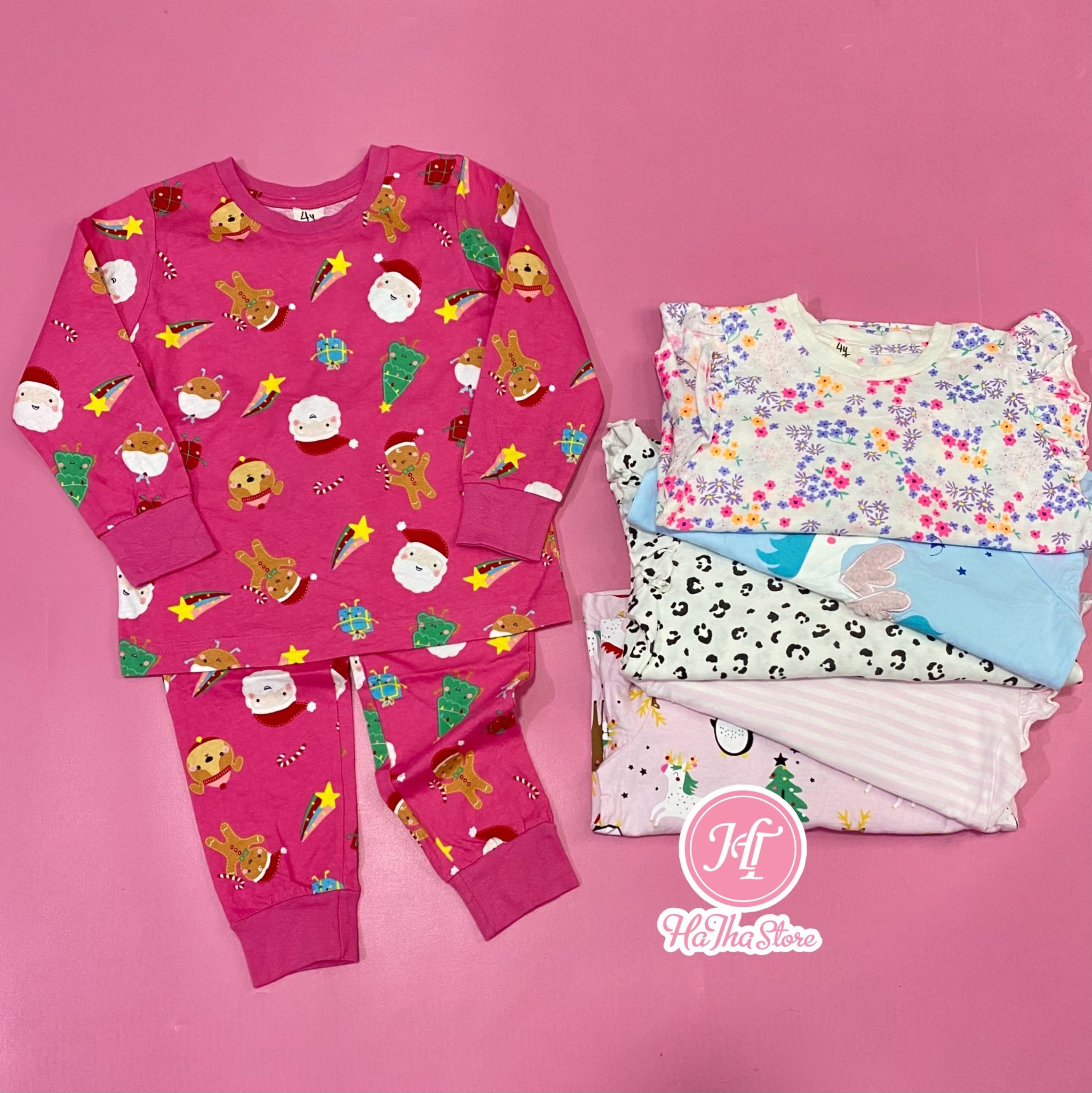  (x) (SIZE 4Y) Đồ bộ dài Malanta cho bé trai bé gái 