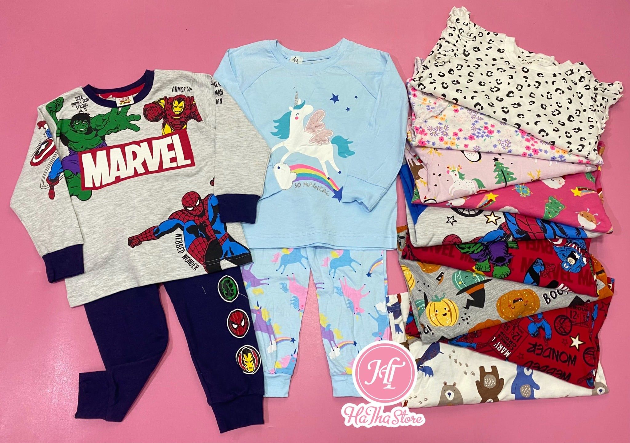  (x) (SIZE 4Y) Đồ bộ dài Malanta cho bé trai bé gái 