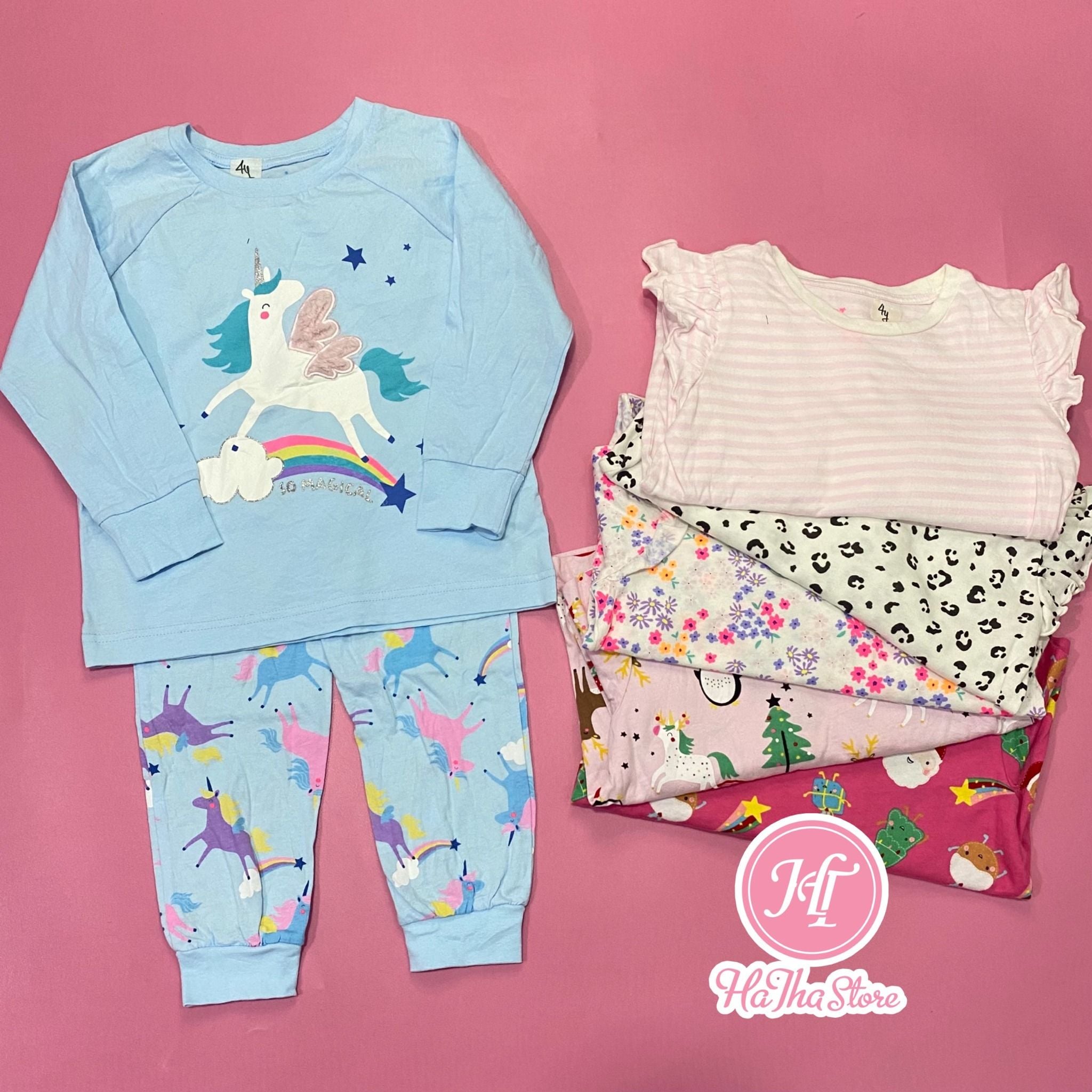  (x) (SIZE 4Y) Đồ bộ dài Malanta cho bé trai bé gái 