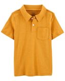  (x) Áo thun polo Carter vàng nghệ bé trai 