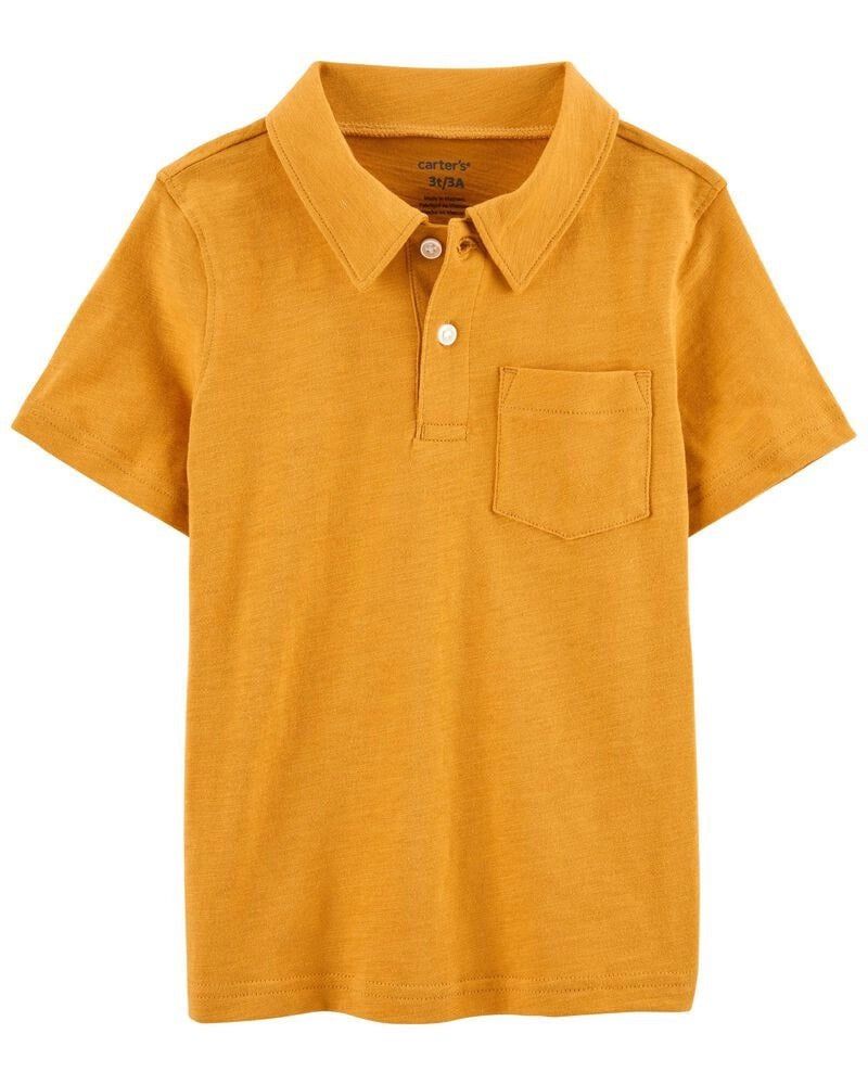  (x) Áo thun polo Carter vàng nghệ bé trai 
