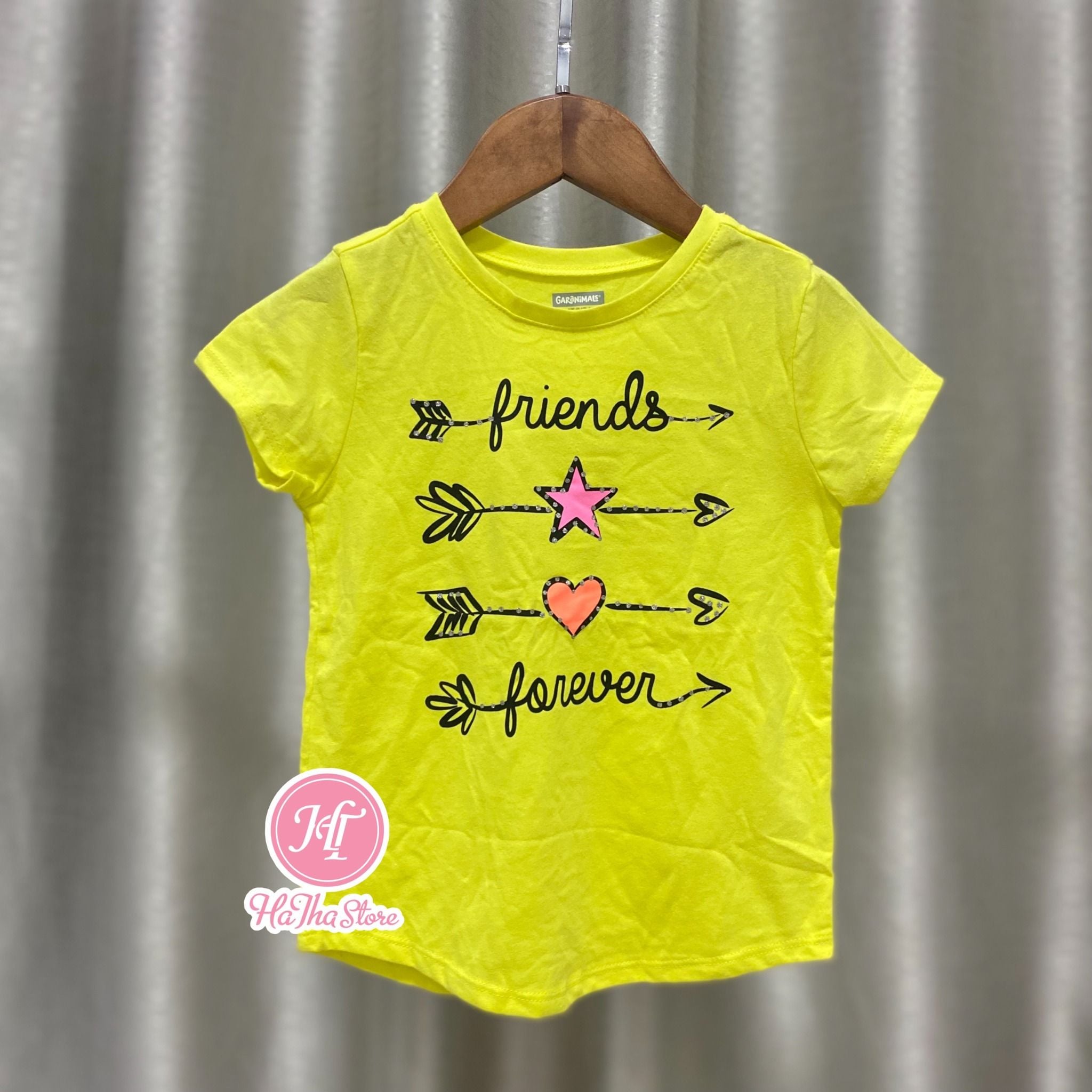  (x) (Size 4Y) Áo thun Place, Garanimals cho bé gái 