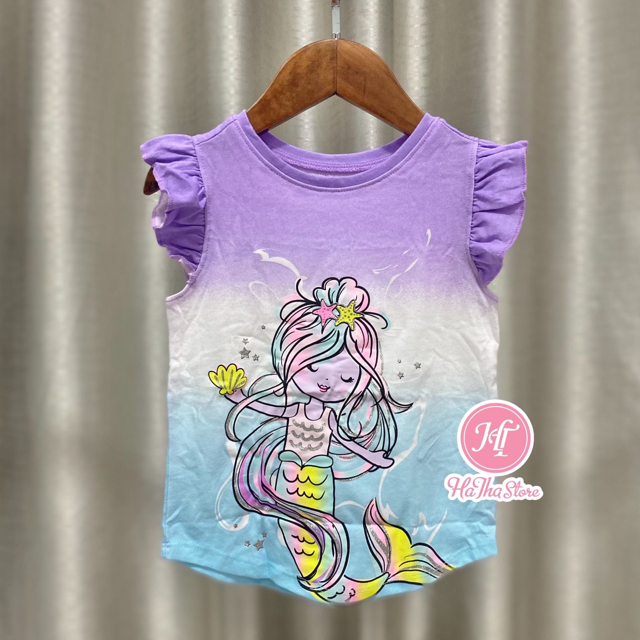  (x) (Size 4Y) Áo thun Place, Garanimals cho bé gái 