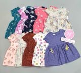  (x) Đầm thun Jumping Beans beo bé gái 