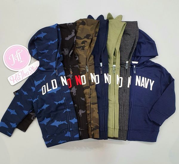  (X) (Size 18-5y) Áo khoác nón 0ID N4√¥ xanh đen không sừng bé trai 