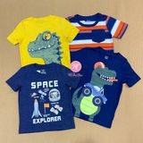  (2Y,3Y) Áo thun C4RTER xanh đen space bé trai 