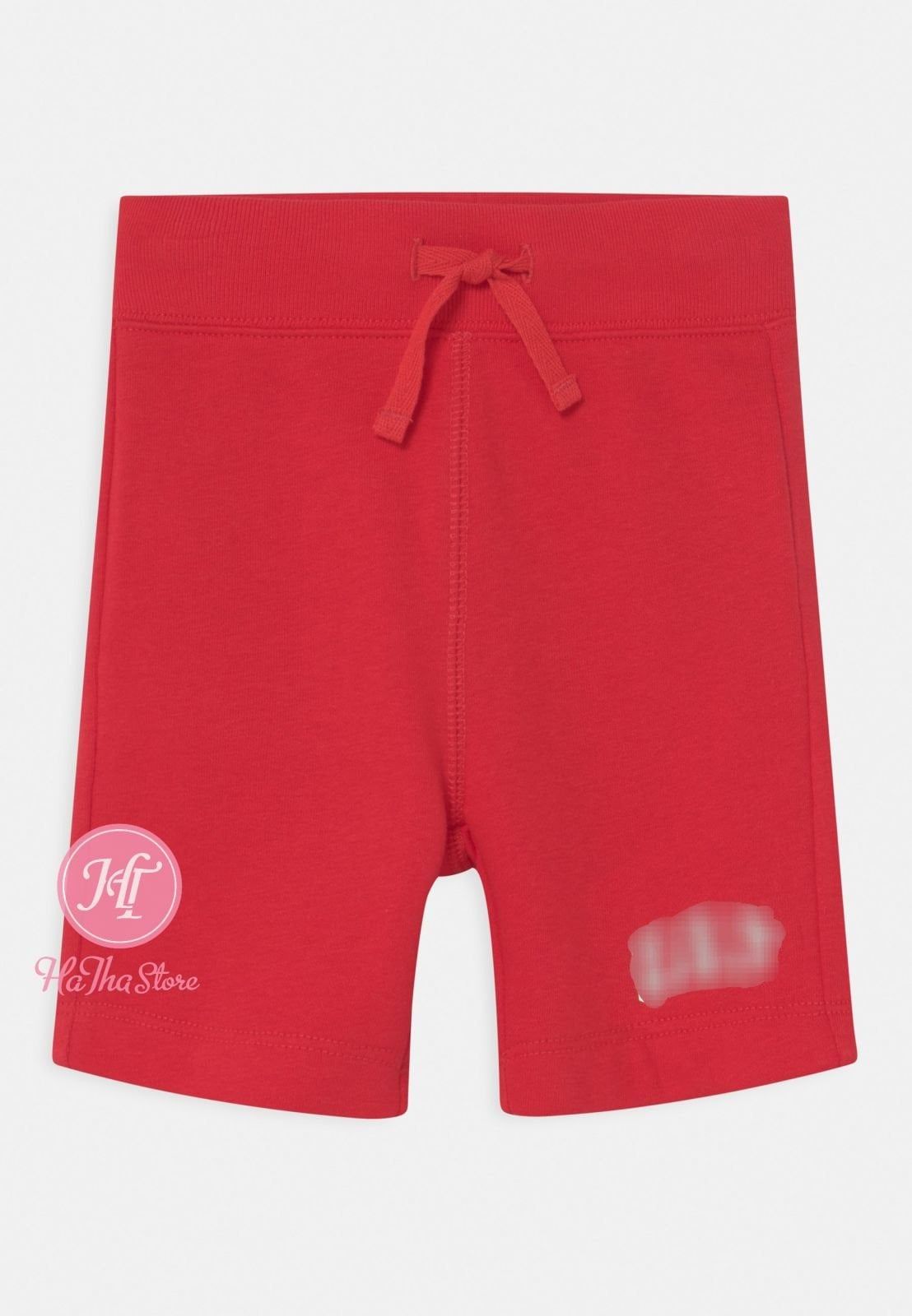  Quần short thun G4P đỏ bé trai (8-19kg) 