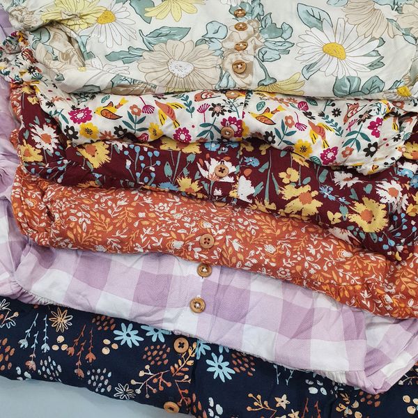  (Size 18m) Đầm kiểu dáng xòe JB hoa vàng cho bé gái 