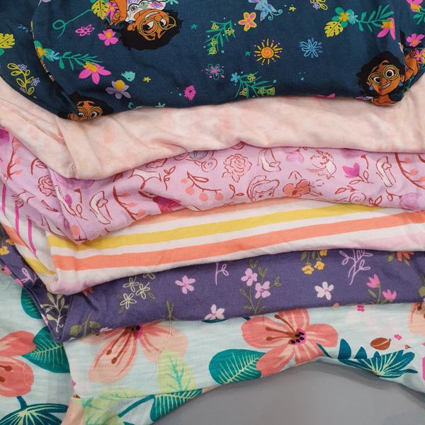  (Size 4y&7y) Đầm thun dáng xòe JB elsa bé gái 