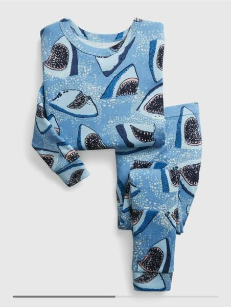  (2Y&5Y) Đồ bộ dài G4P xanh cá mập bé trai 