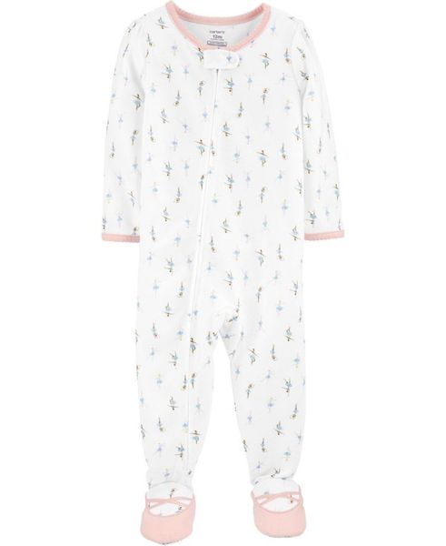  (3M) Body vớ C4RTER trắng ba lê bé gái size 3-5,5kg 