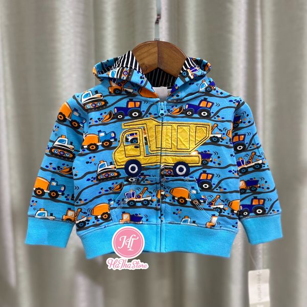  (9M) Áo khoác C4RTER xanh xe bé trai 