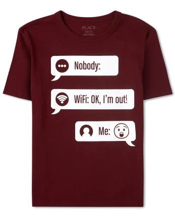  (12Y) Áo thun PL4CE đỏ nobody bé trai 