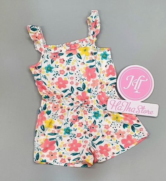  (10Y) Jumpsuit hoa cho bé gái size 20-23kg 