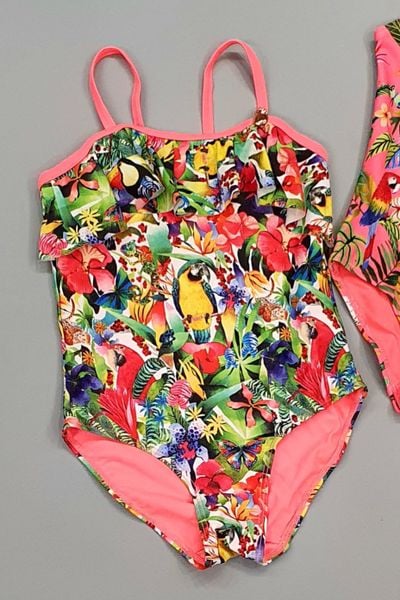  (8Y) Bộ bơi Hờ&M hoa bé gái 