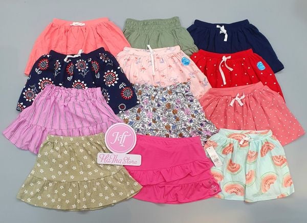  Chân váy C4RTER xám bé gái 