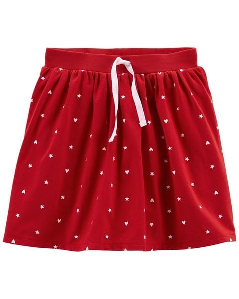  Chân váy C4RTER đỏ bé gái 