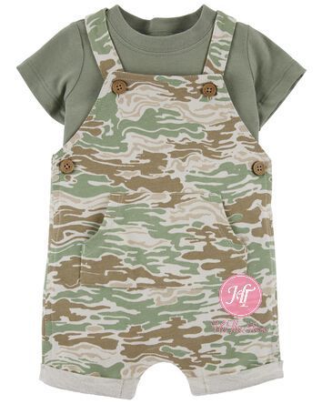  Yếm quần C4RTER rằn ri bé trai 