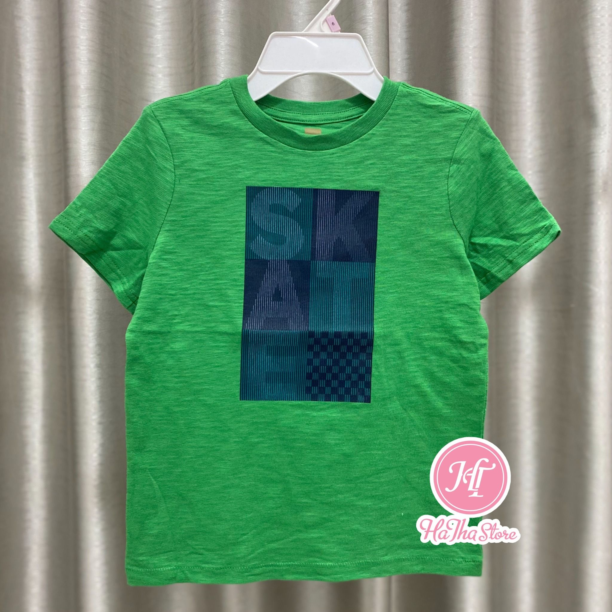  (Size S) Áo thun G4P xanh skate bé trai 